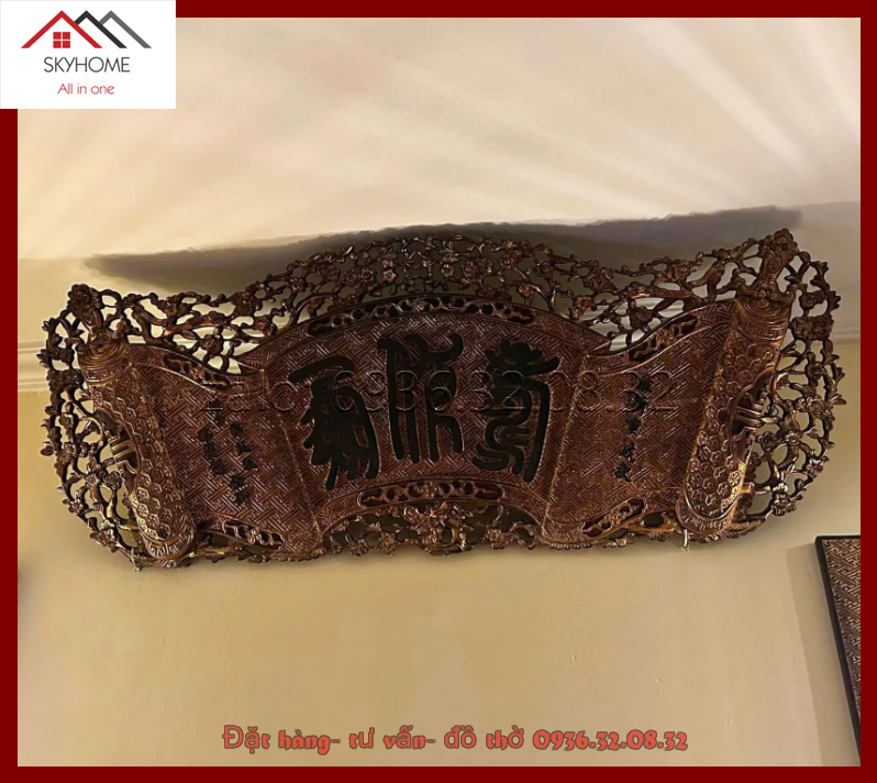 Cuốn thư thờ 3 chữ thọ- tác- bằng